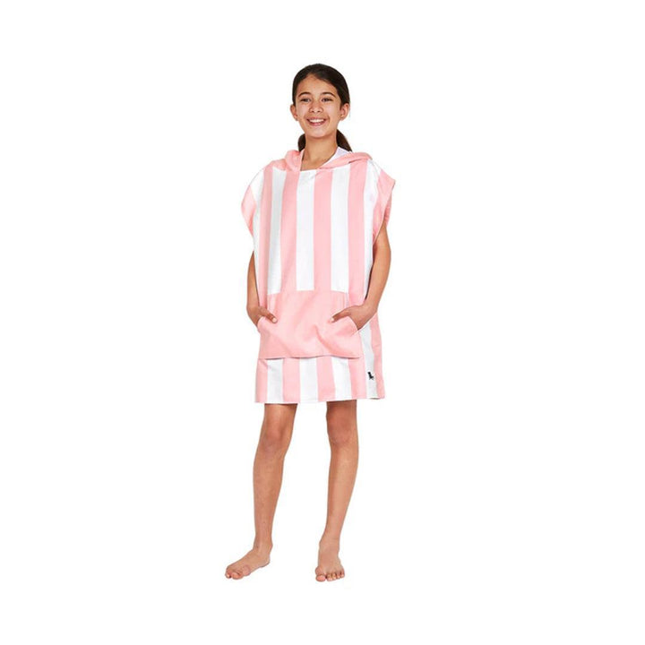 Dock & Bay Kid's Beach Poncho - Malibu Pink-Ponchos-Malibu Pink-3-5y | Natural Baby Shower