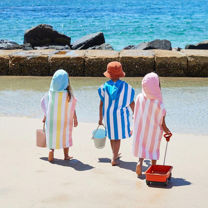 Dock & Bay Kid's Beach Poncho - Malibu Pink-Ponchos-Malibu Pink-3-5y | Natural Baby Shower