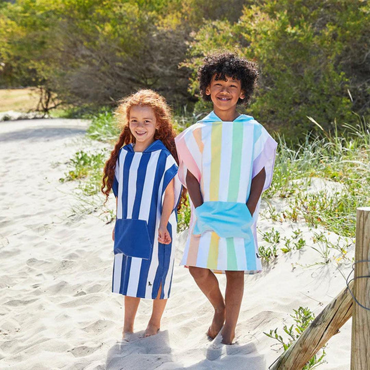 Dock & Bay Kid's Beach Poncho - Whitsunday Blue-Ponchos-Whitsunday Blue-3-5y | Natural Baby Shower