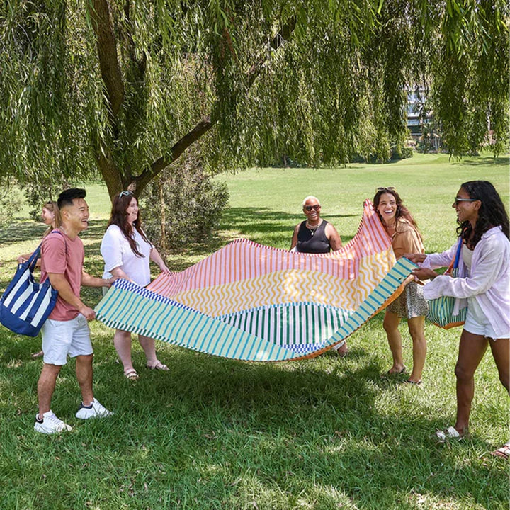 Dock & Bay Picnic Blanket - Stripe Up Your Life-Blankets-Stripe Up Your Life-Large | Natural Baby Shower