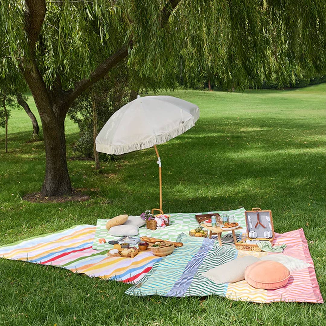 Dock & Bay Picnic Blanket - Stripe Up Your Life-Blankets-Stripe Up Your Life-Large | Natural Baby Shower