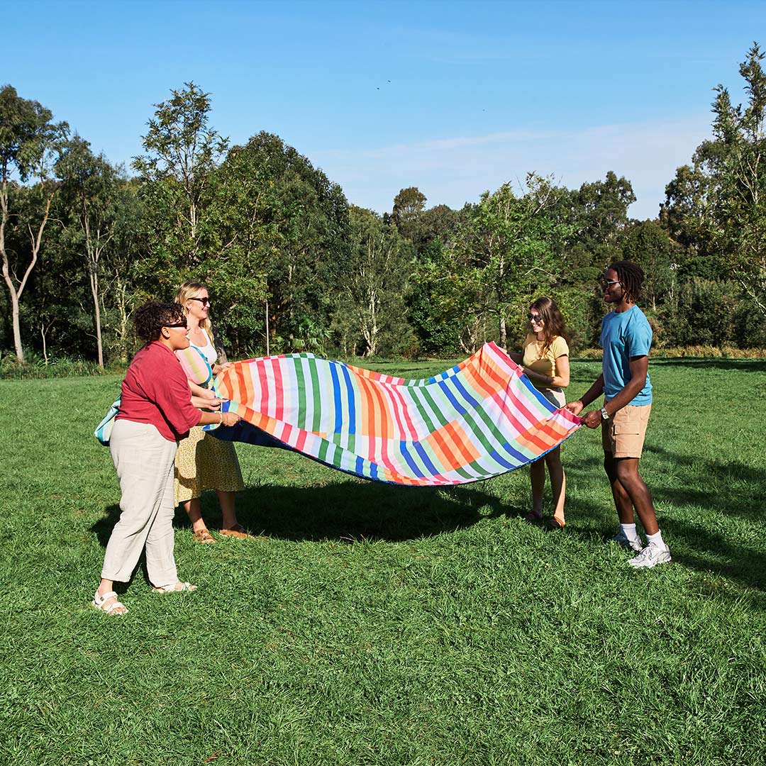 Dock & Bay Picnic Blanket - Sugar Sorbet-Blankets-Sugar Sorbet-Large | Natural Baby Shower