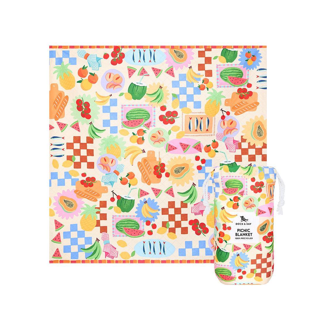 Dock & Bay Picnic Blanket - Supper Club-Blankets-Super Club-Large | Natural Baby Shower