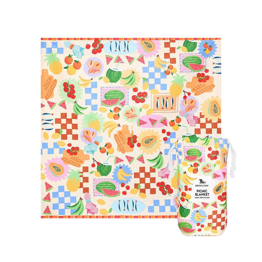 Dock & Bay Picnic Blanket - Supper Club-Blankets-Super Club-Large | Natural Baby Shower
