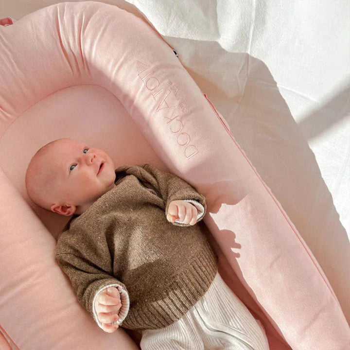DockATot Deluxe+ Cover - Blossom Chambray-Baby Nest Covers-Blossom Chambray- | Natural Baby Shower