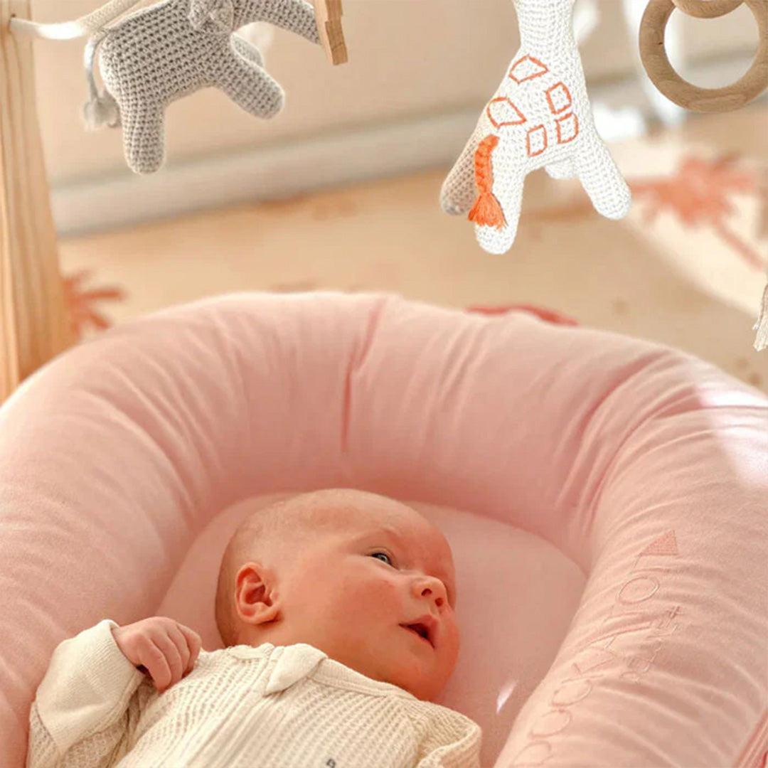 DockATot Deluxe+ Cover - Blossom Chambray-Baby Nest Covers-Blossom Chambray- | Natural Baby Shower