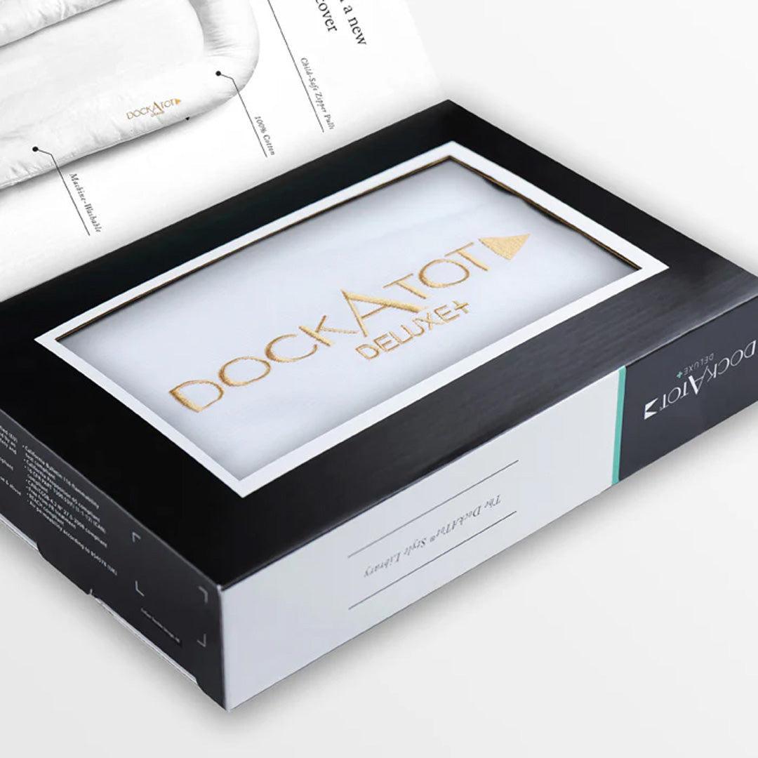 DockATot Deluxe+ Cover - Pristine White-Baby Nest Covers- | Natural Baby Shower