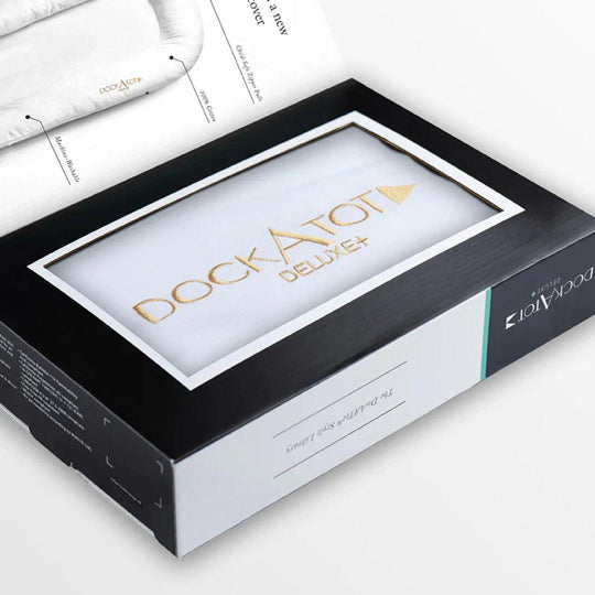 DockATot Deluxe+ Cover - Pristine White-Baby Nest Covers- | Natural Baby Shower