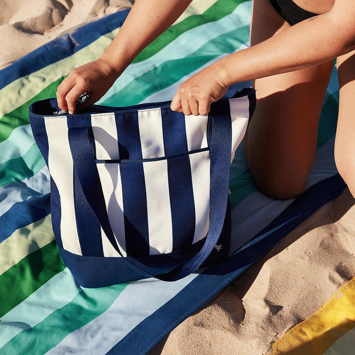 Dock & Bay Cooler Bag - Whitsunday Blue-Food Storage-Whitsunday Blue-Medium | Natural Baby Shower