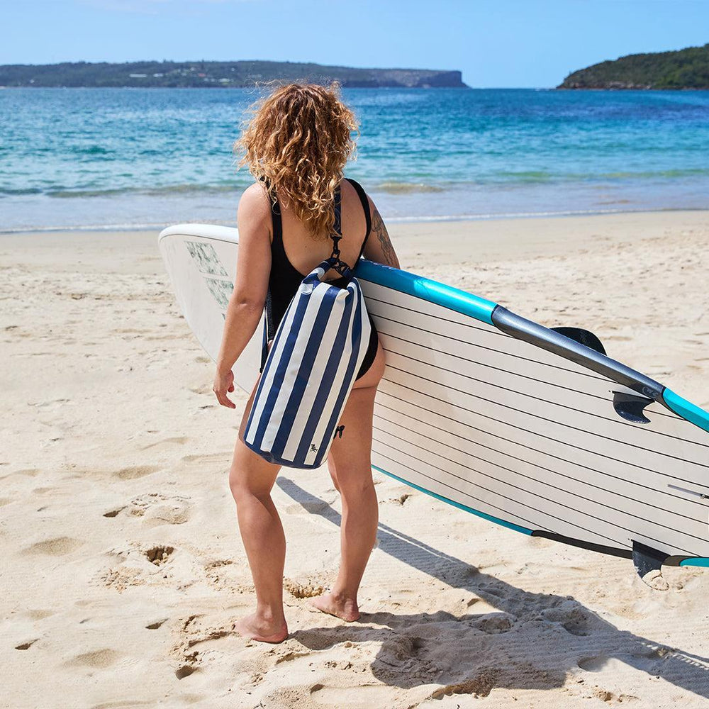 Dock & Bay Dry Bag - Whitsunday Blue-Changing Bags-Whitsunday Blue-One Size | Natural Baby Shower