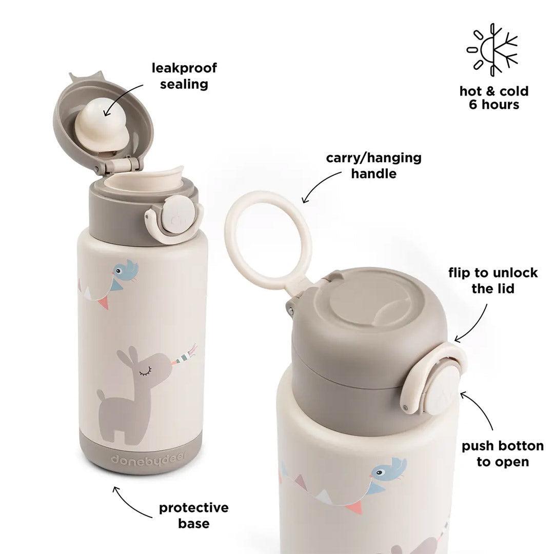 Done by Deer Insulated Bottle - Celebration Sand-Drinking Bottles-Celebration Sand-340ml | Natural Baby Shower
