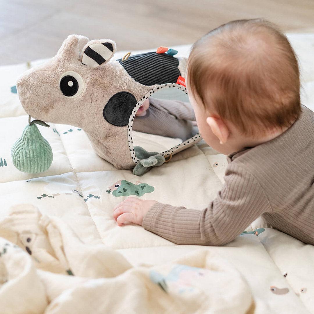 Done by Deer Activity Floor Mirror - Dotti Sand-Tummy Time Toys-Dotti Sand- | Natural Baby Shower