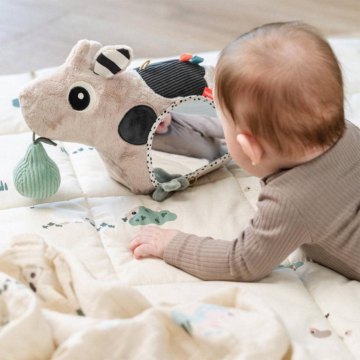 Done by Deer Activity Floor Mirror - Dotti Sand-Tummy Time Toys-Dotti Sand- | Natural Baby Shower