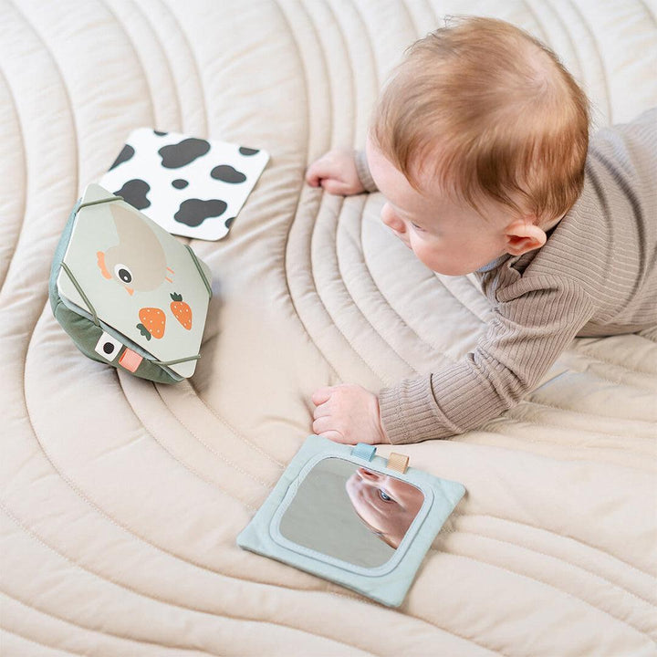 Done by Deer Baby Contrast Card Holder - Tiny Farm-Baby Sensory-Tiny Farm- | Natural Baby Shower