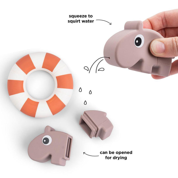 Done by Deer Bath Squirter Toy - Ozzo Powder-Bath Toys-Ozzo Powder- | Natural Baby Shower