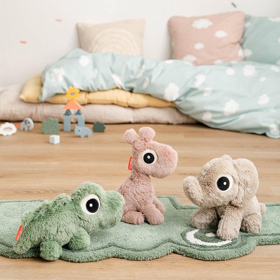 Done by Deer Cuddle Bestie - Croco Green-Soft Toys-Croco Green- | Natural Baby Shower