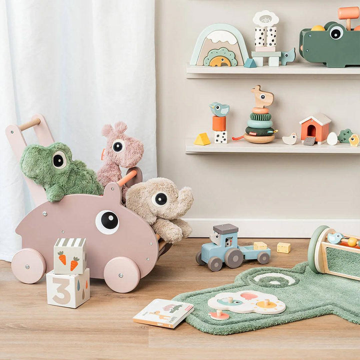 Done by Deer Cuddle Bestie - Croco Green-Soft Toys-Croco Green- | Natural Baby Shower