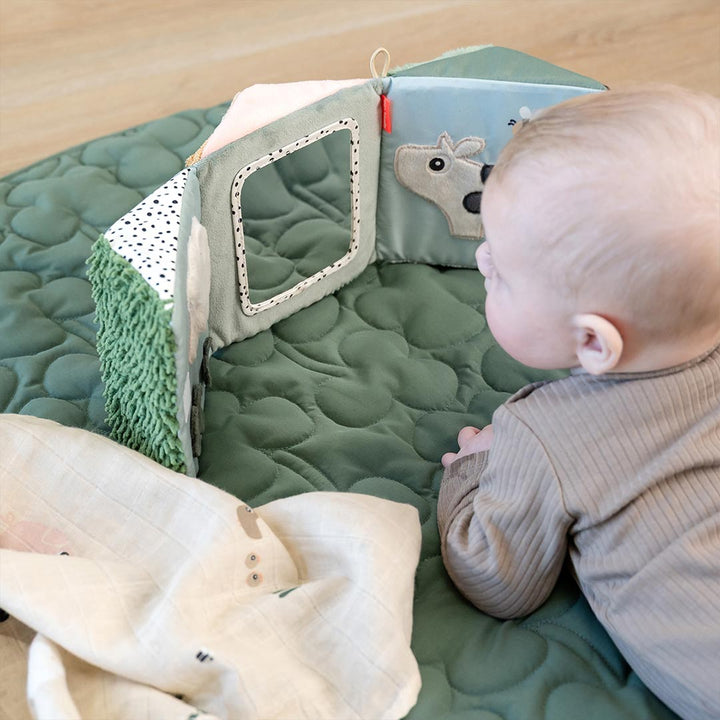 Done by Deer Fold-Out Sensory Mirror - Tiny Farm-Tummy Time Toys-Tiny Farm-One Size | Natural Baby Shower