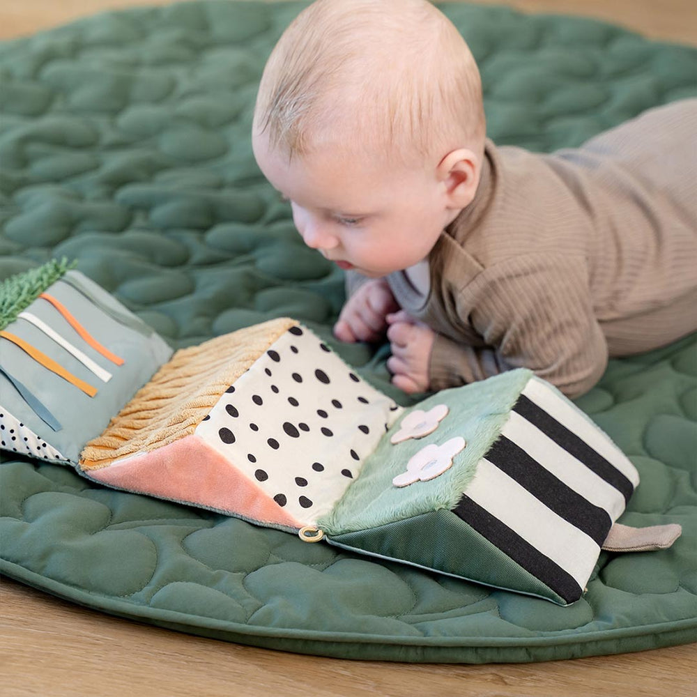 Done by Deer Fold-Out Sensory Mirror - Tiny Farm-Tummy Time Toys-Tiny Farm-One Size | Natural Baby Shower