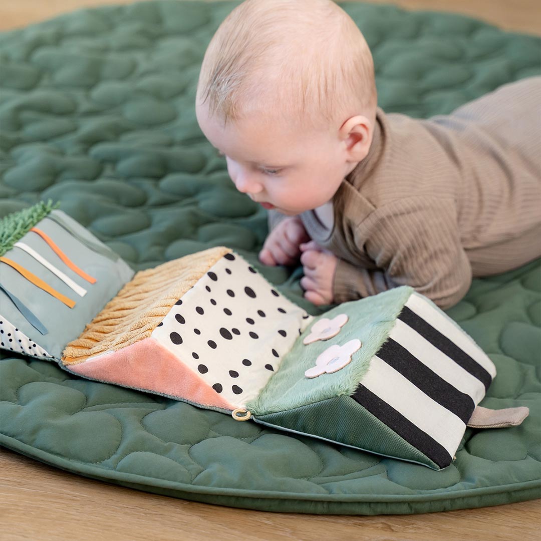 Done by Deer Fold-Out Sensory Mirror - Tiny Farm-Tummy Time Toys-Tiny Farm-One Size | Natural Baby Shower