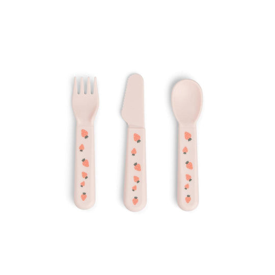 Done By Deer Foodie Cutlery Set - Tiny Farm Powder-Cutlery-Tiny Farm Powder- | Natural Baby Shower