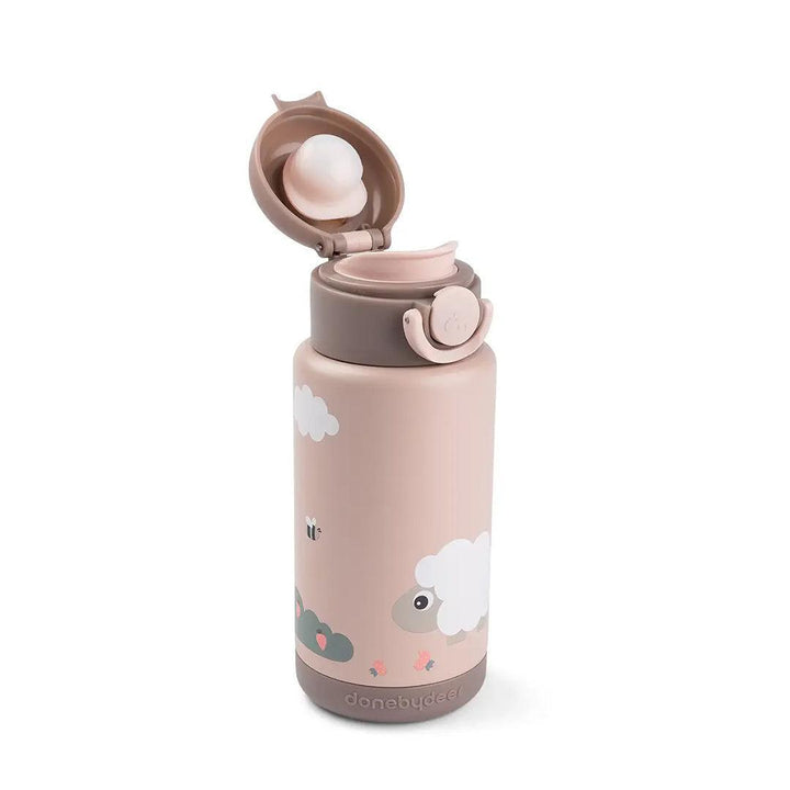 Done by Deer Insulated Bottle - Tiny Farm Powder-Drinking Bottles-Tiny Farm Powder-340ml | Natural Baby Shower