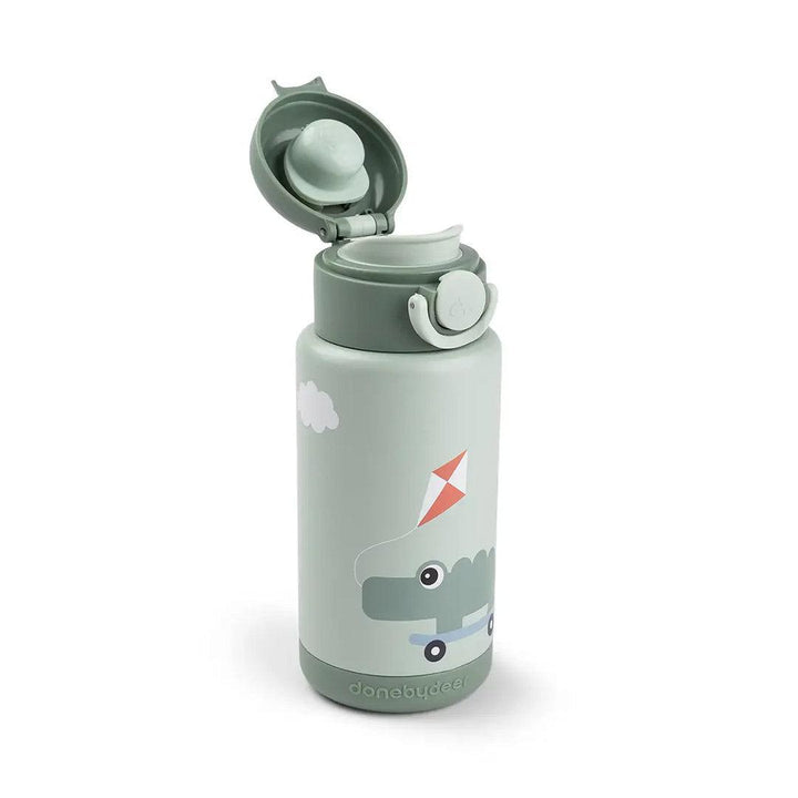 Done by Deer Insulated Bottle - Playground Green-Drinking Bottles-Playground Green-340ml | Natural Baby Shower