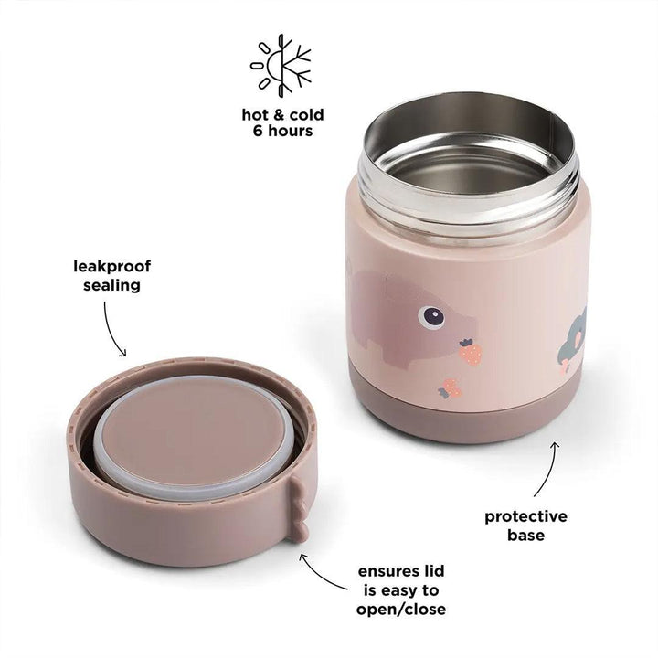 Done by Deer Insulated Food Jar - Tiny Farm Powder-Food Storage-Tiny Farm Powder-300ml | Natural Baby Shower