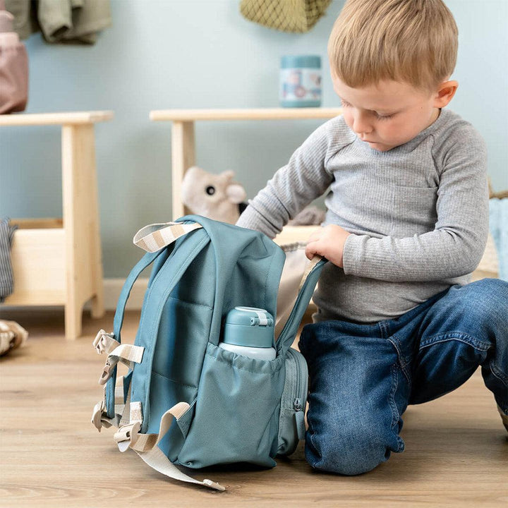 Done by Deer Kids Backpack - Tiny Farm Blue-Children's Backpacks-Tiny Farm Blue-One Size | Natural Baby Shower