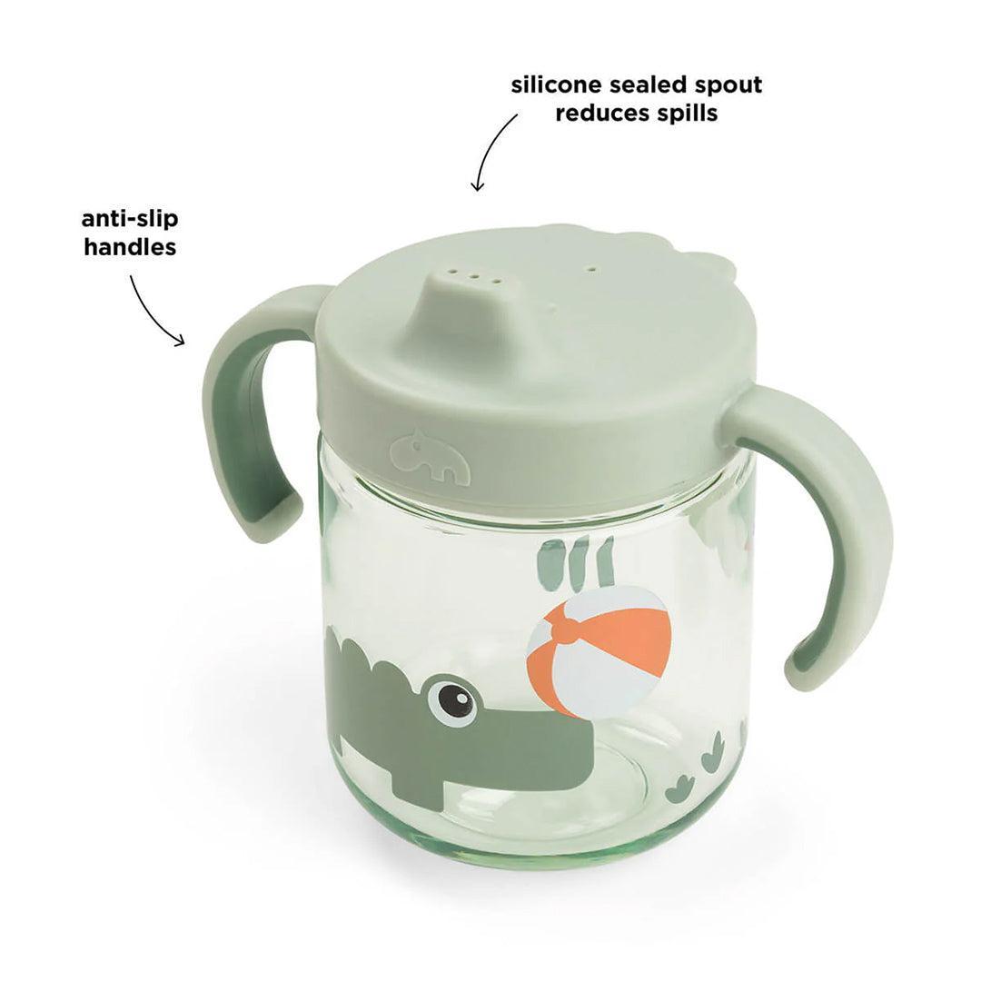 Done by Deer Learning Spout Cup - Playground Green-Sippy Cups-Playground Green- | Natural Baby Shower