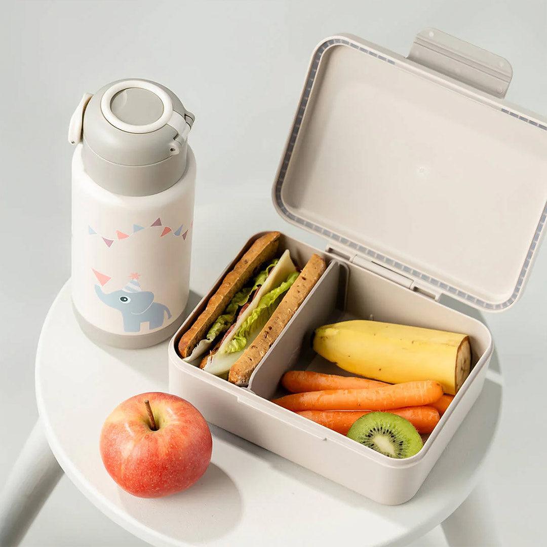 Done by Deer Lunch box w/divider - Celebration Sand-Lunch Boxes-Celebration Sand-One Size | Natural Baby Shower