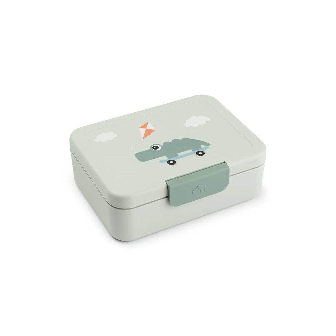 Done by Deer Lunch box w/divider - Playground Green-Lunch Boxes-Playground Green-One Size | Natural Baby Shower