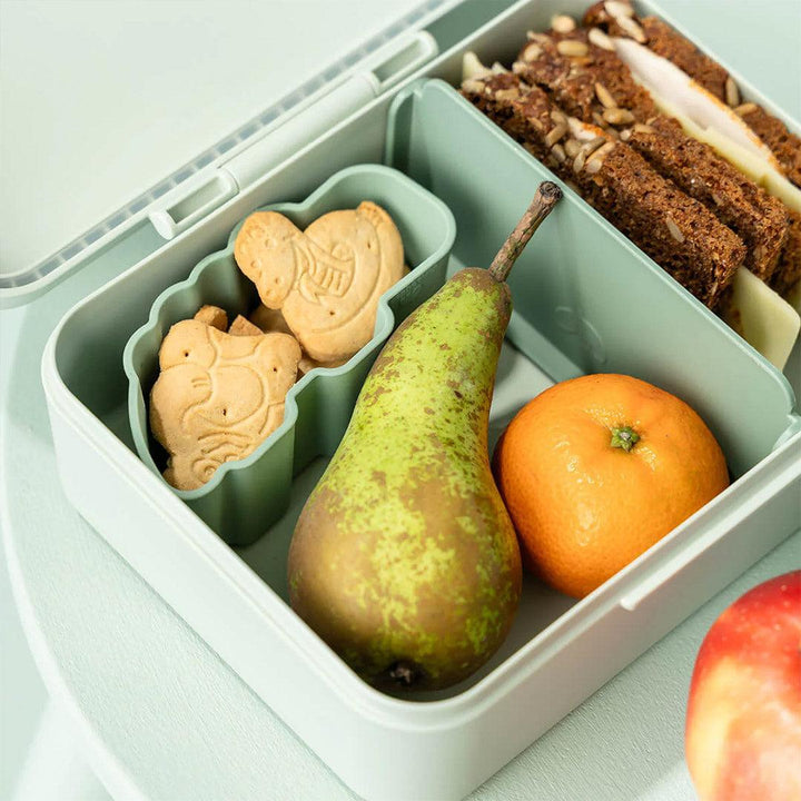 Done by Deer Lunch box w/divider - Playground Green-Lunch Boxes-Playground Green-One Size | Natural Baby Shower