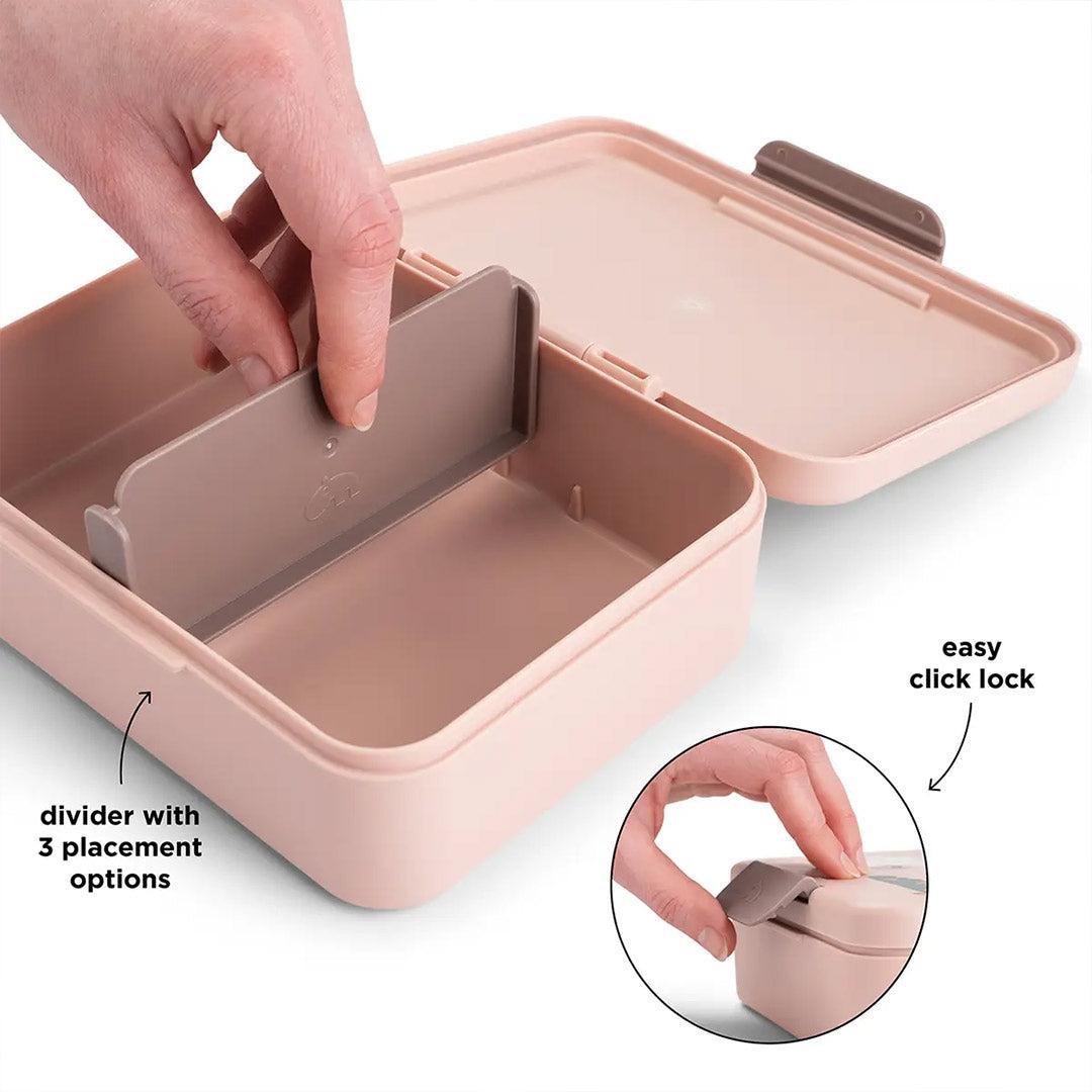 Done by Deer Lunch box w/divider - Tiny Farm Powder-Lunch Boxes-Tiny Farm Powder-One Size | Natural Baby Shower