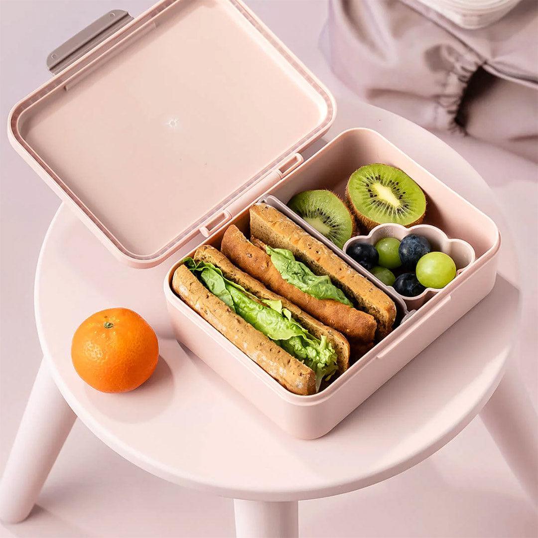 Done by Deer Lunch box w/divider - Tiny Farm Powder-Lunch Boxes-Tiny Farm Powder-One Size | Natural Baby Shower