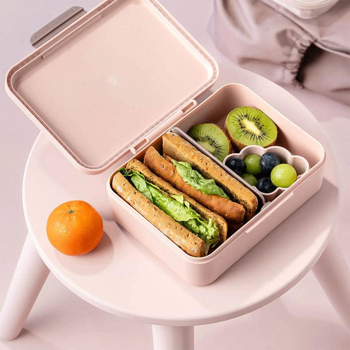 Done by Deer Lunch box w/divider - Tiny Farm Powder-Lunch Boxes-Tiny Farm Powder-One Size | Natural Baby Shower