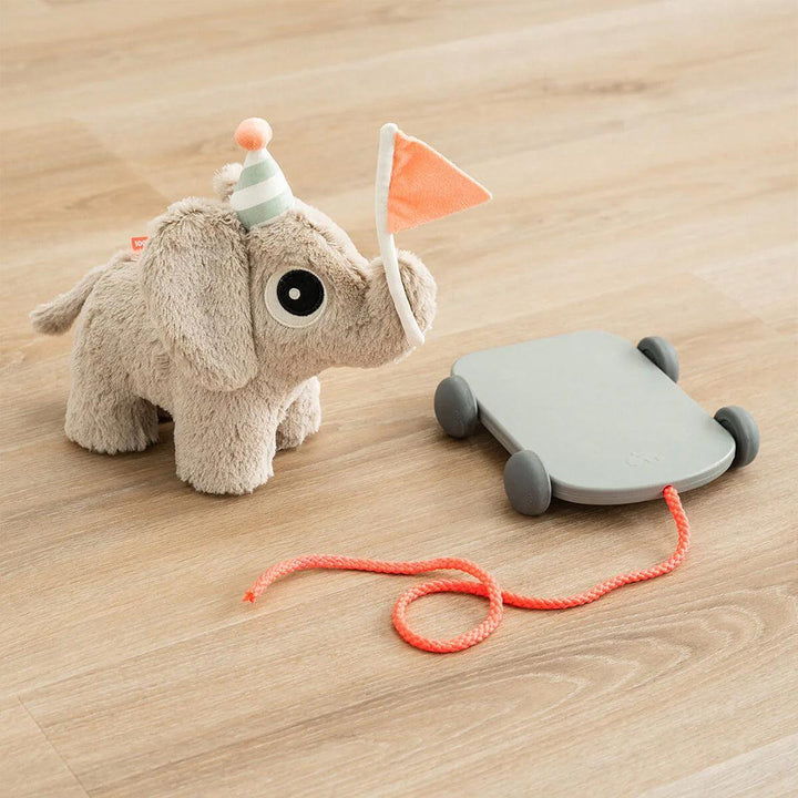 Done by Deer Pull Along 2-in-1 Toy - Elphee Sand-Pull-Alongs-Elphee Sand- | Natural Baby Shower