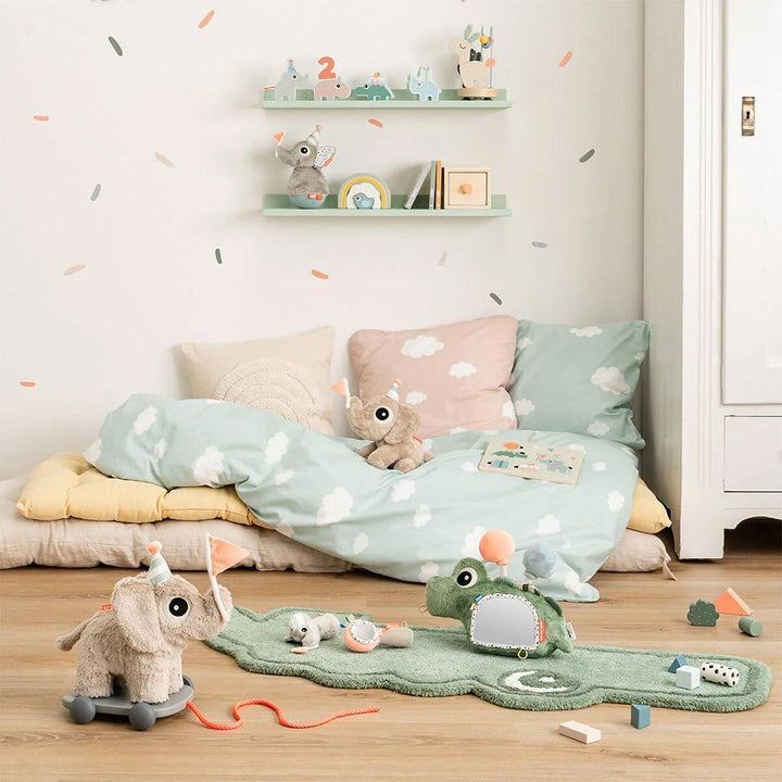 Done by Deer Pull Along 2-in-1 Toy - Elphee Sand-Pull-Alongs-Elphee Sand- | Natural Baby Shower