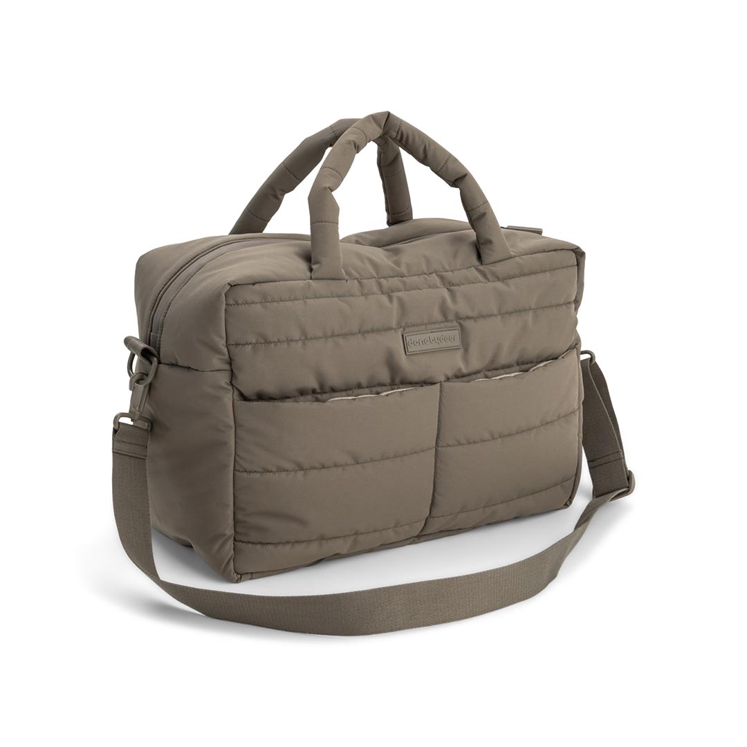 Done by Deer Quilted Changing Bag - Taupe-Changing Bags-Taupe- | Natural Baby Shower