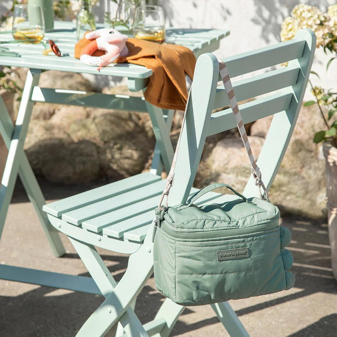 Done by Deer Quilted Insulated Bag - Croco Green-Lunch Bags-Croco Green- | Natural Baby Shower