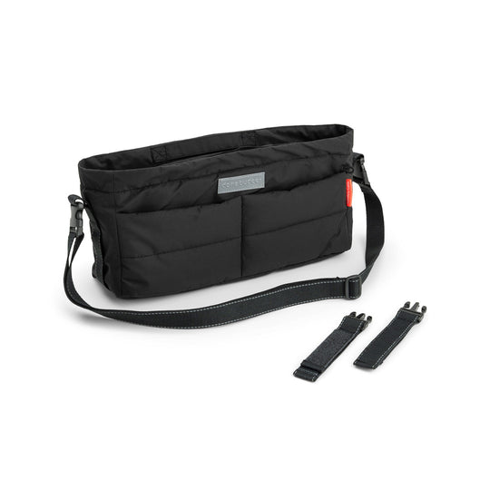 Done by Deer Quilted Stroller Organiser Bag - Black-Stroller Organisers-Black- | Natural Baby Shower