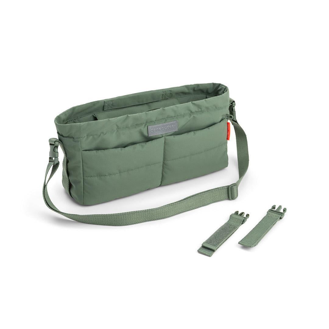 Done by Deer Quilted Stroller Organiser Bag - Green-Stroller Organisers-Green- | Natural Baby Shower
