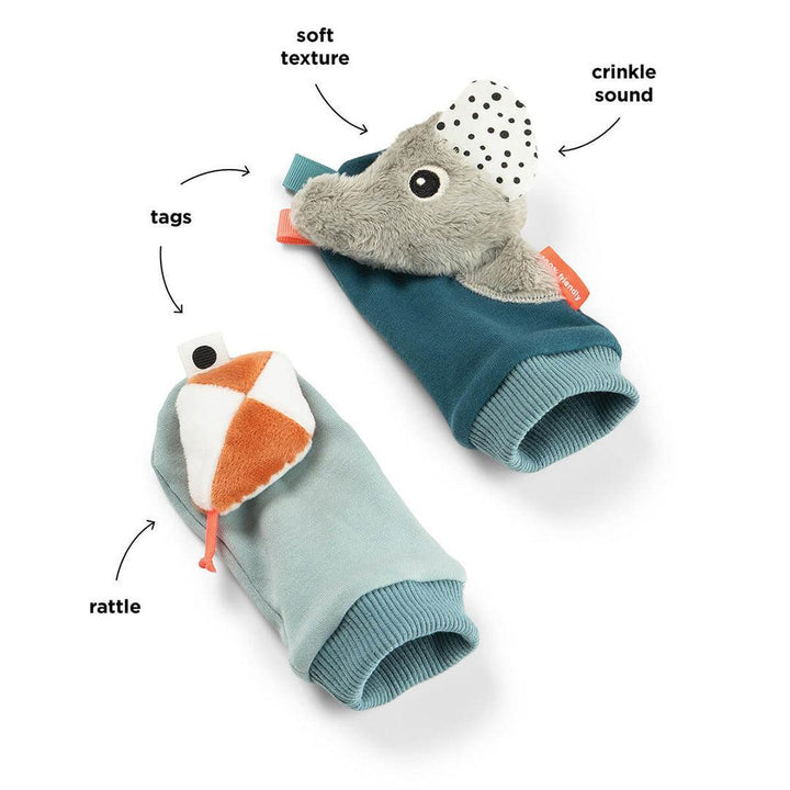 Done by Deer Rattle Socks - Playground Blue-Rattles-Playground Blue-3m+ | Natural Baby Shower