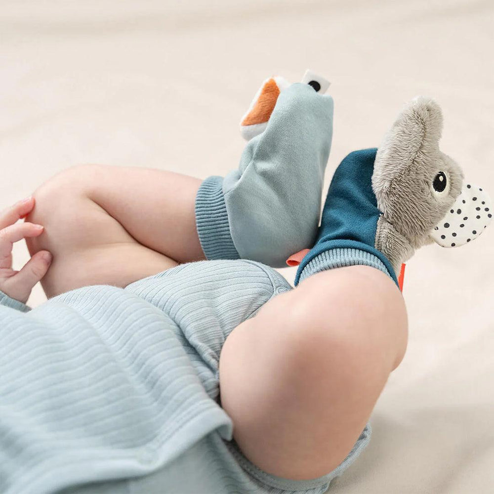 Done by Deer Rattle Socks - Playground Blue-Rattles-Playground Blue-3m+ | Natural Baby Shower