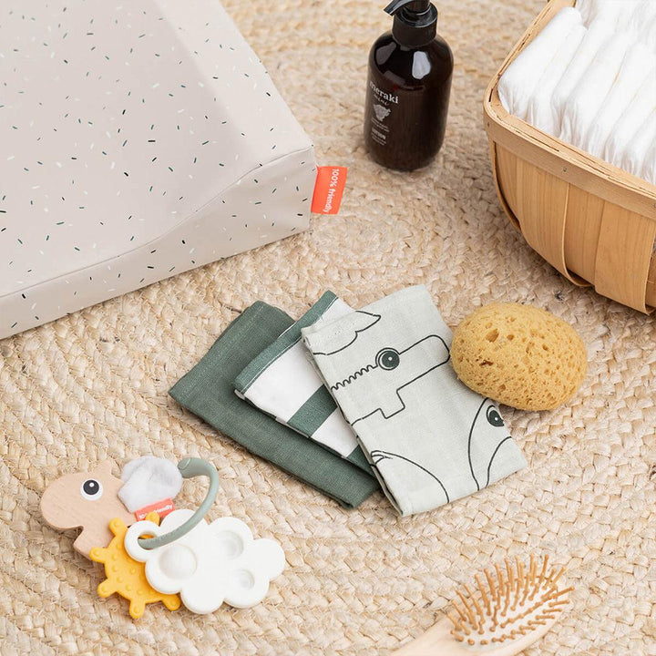 Done by Deer Sensory Activity Ring - Colour mix - Happy Clouds-Pram Toys-Happy Clouds Colour Mix- | Natural Baby Shower