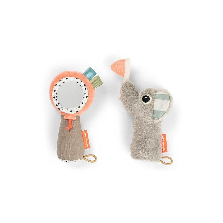 Done by Deer Sensory Rattle Mirror Set - Celebration Mix-Baby Sensory-Celebration Mix- | Natural Baby Shower