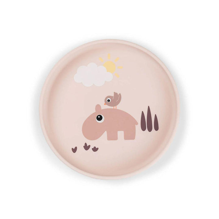 Done by Deer Silicone Stick & Stay Plate - Playground Powder-Plates-Playground Powder- | Natural Baby Shower