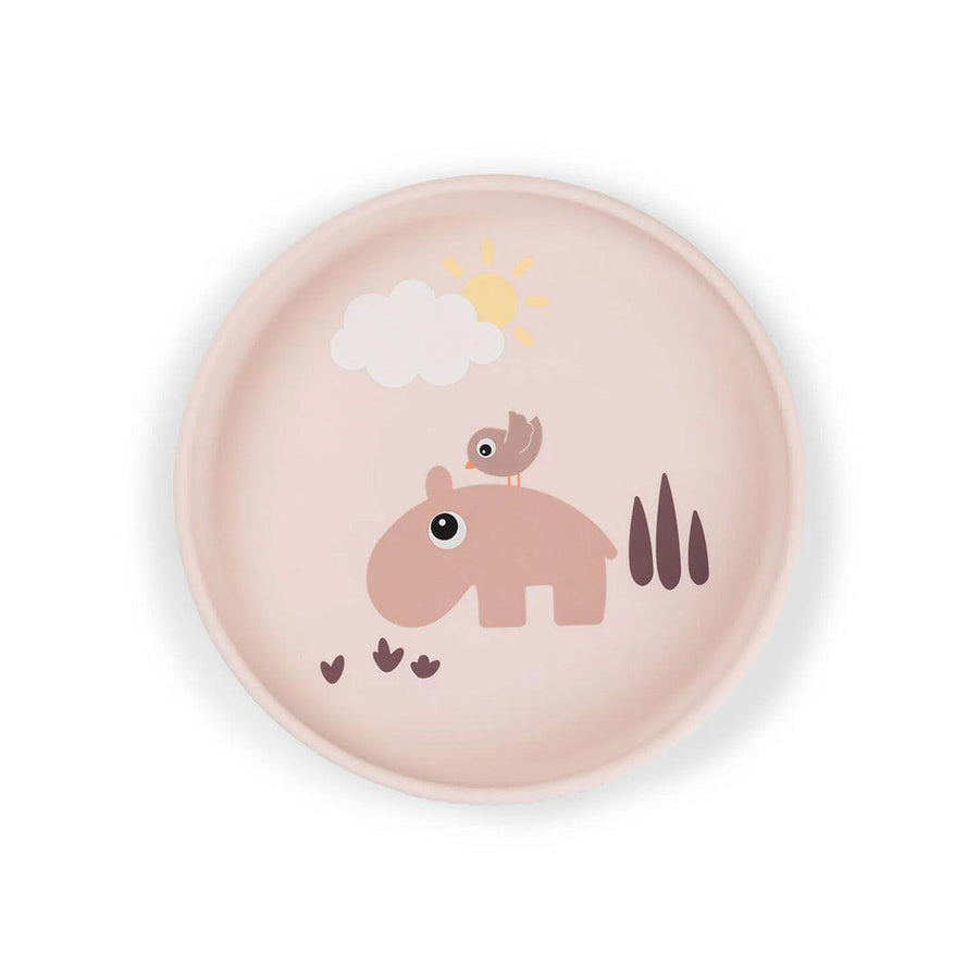 Done by Deer Silicone Stick & Stay Plate - Playground Powder-Plates-Playground Powder- | Natural Baby Shower