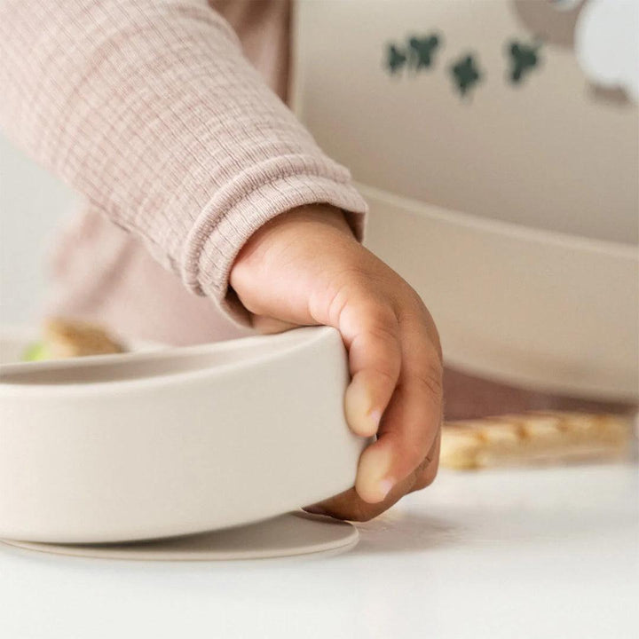 Done by Deer Stick & Stay Dinner Set - Tiny Farm Sand-Feeding Sets-Tiny Farm Sand- | Natural Baby Shower