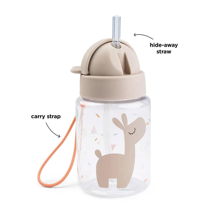 Done by Deer Straw Bottle - Celebration Sand-Drinking Bottles-Celebration Sand-280ml | Natural Baby Shower